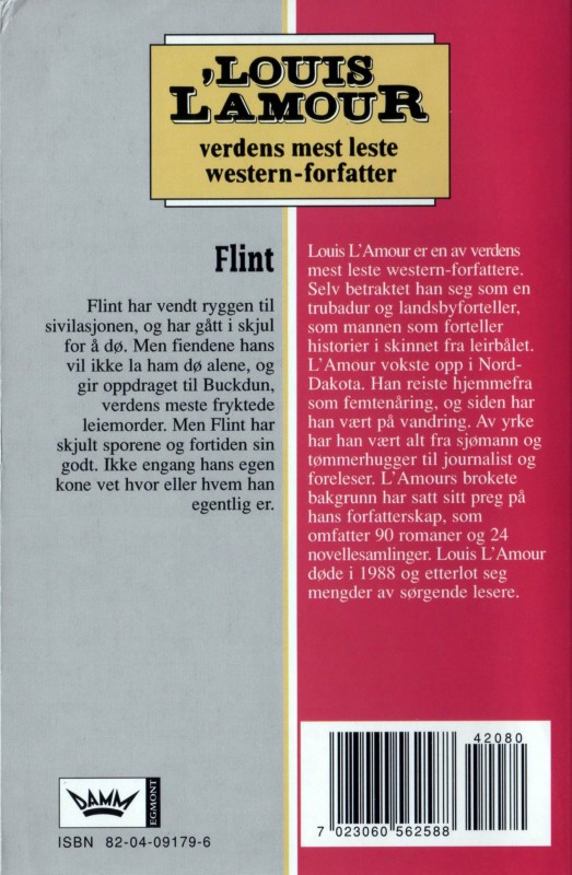 Flint by Louis L'Amour: 9780553252316