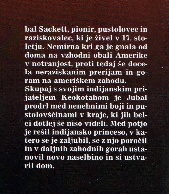 Jubal Sackett - Novel (Czech)  The Official Louis L'Amour Website